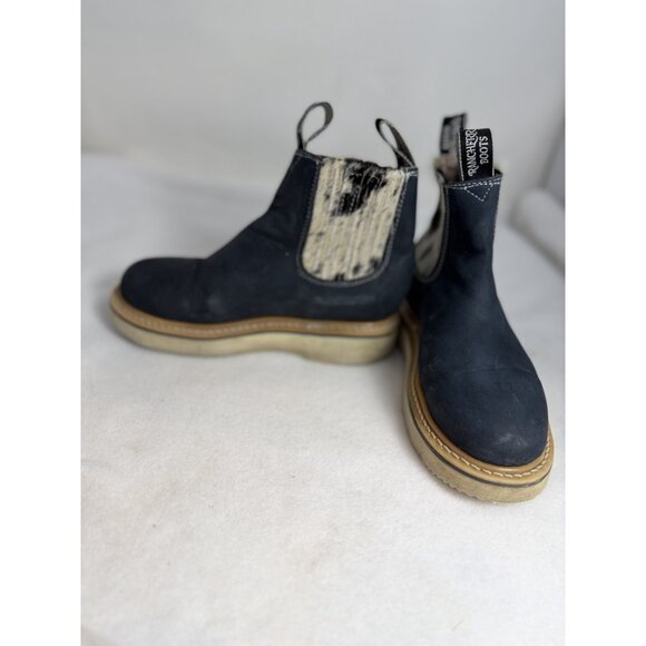 Rancherr Lechera boots women’s Blue booties SZ 6.5 - Picture 2 of 10
